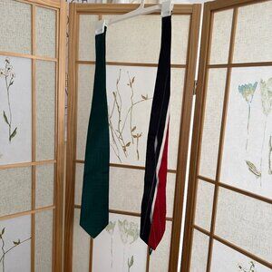 Lot of 2 Men's Ties Tie Henry Grethel & Puritan